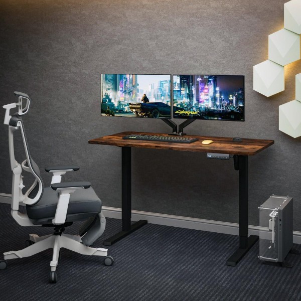 Фото - Стіл з електрорегулюванням висоти Mealux PowerDesk Energy Antique (EVO-201 Energy A/B)